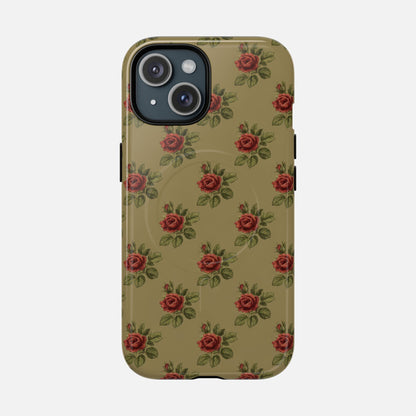 Vintage Rose iPhone Case — Tough Magnetic | MagSafe Compatible