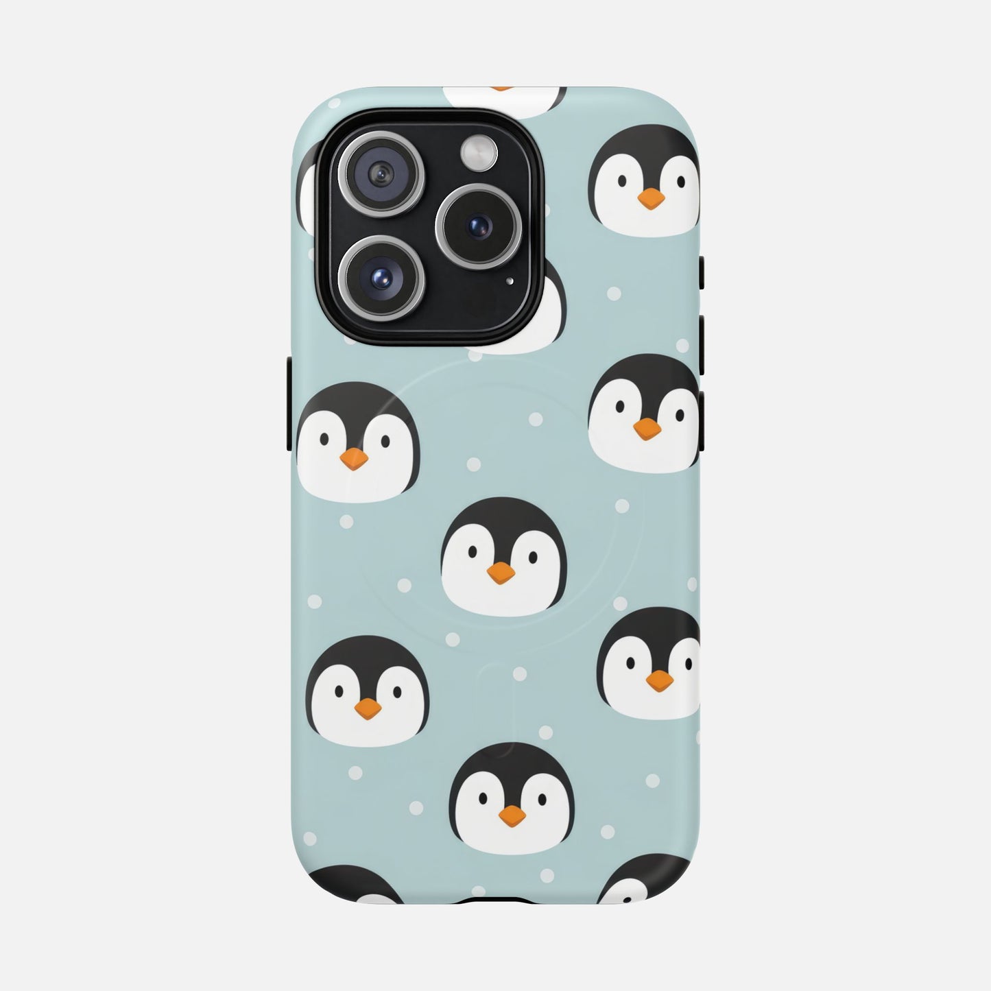 Penguin Pattern iPhone Case — Tough Magnetic | MagSafe Compatible