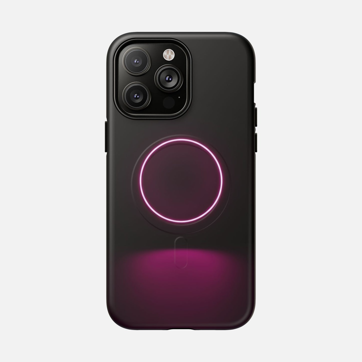 Neon Ring iPhone Case — Tough Magnetic | MagSafe Compatible