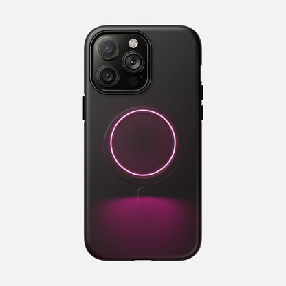Neon Ring iPhone Case — Tough Magnetic | MagSafe Compatible