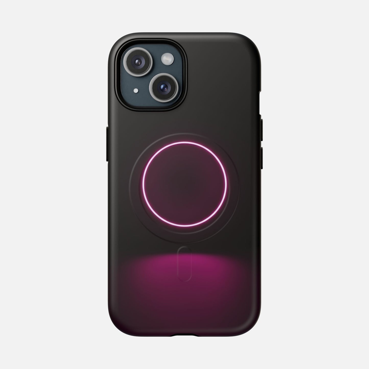 Neon Ring iPhone Case — Tough Magnetic | MagSafe Compatible