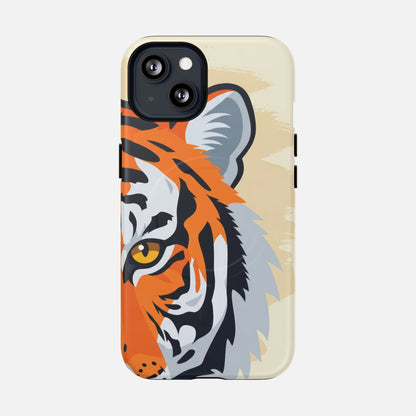 Tiger Face iPhone Case — Tough Magnetic | MagSafe Compatible