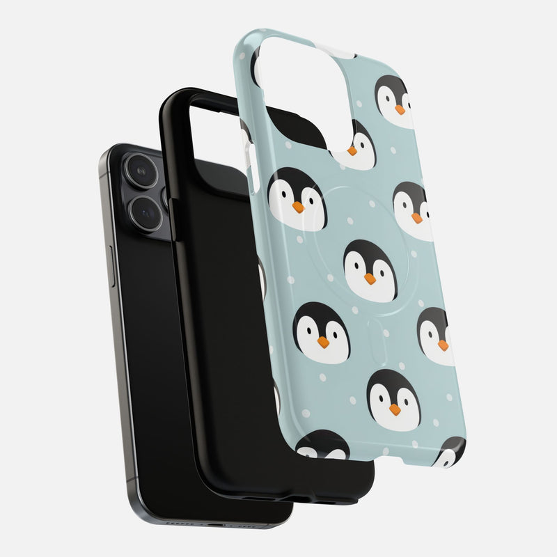 Penguin Pattern iPhone Case — Tough Magnetic | MagSafe Compatible