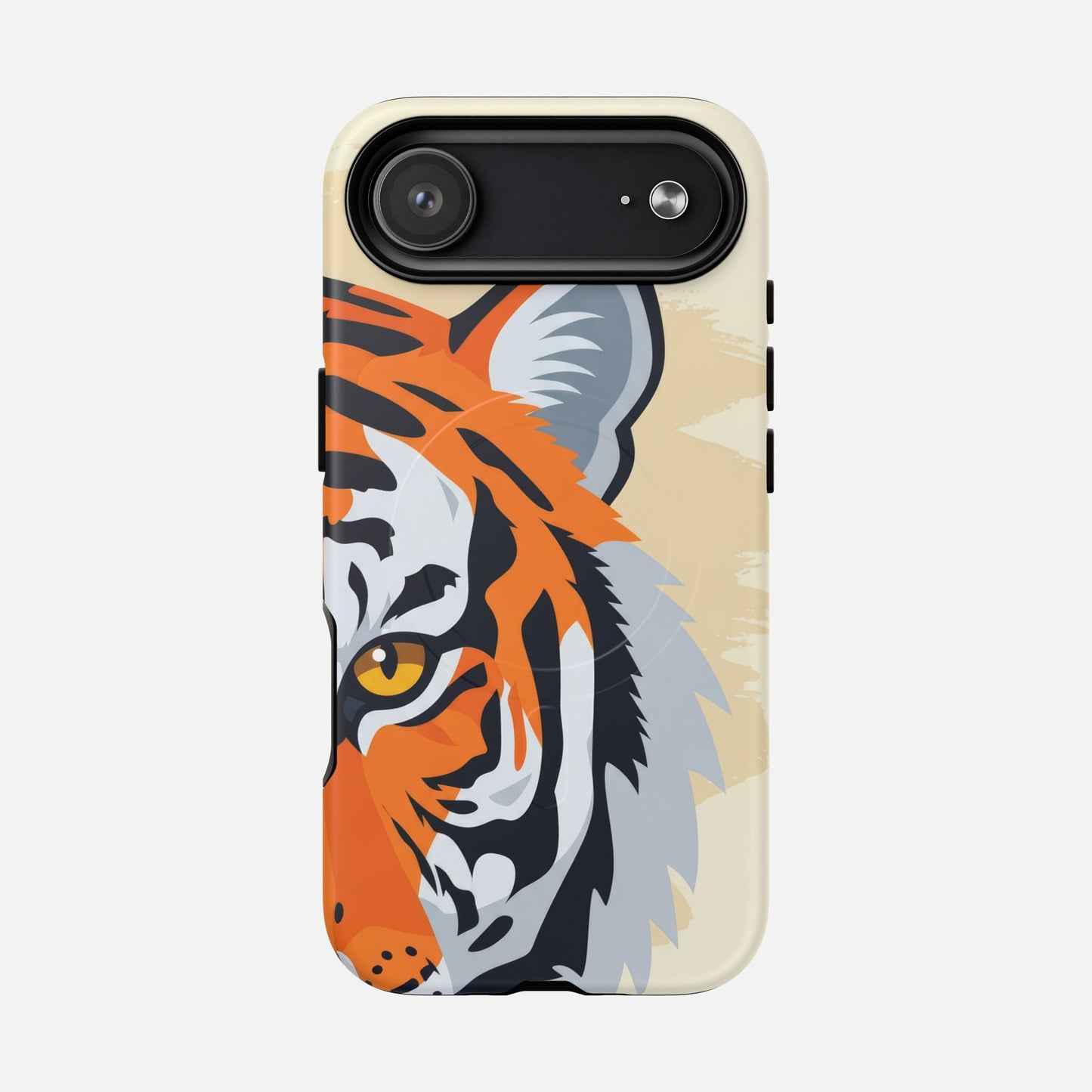 Tiger Face iPhone Case — Tough Magnetic | MagSafe Compatible