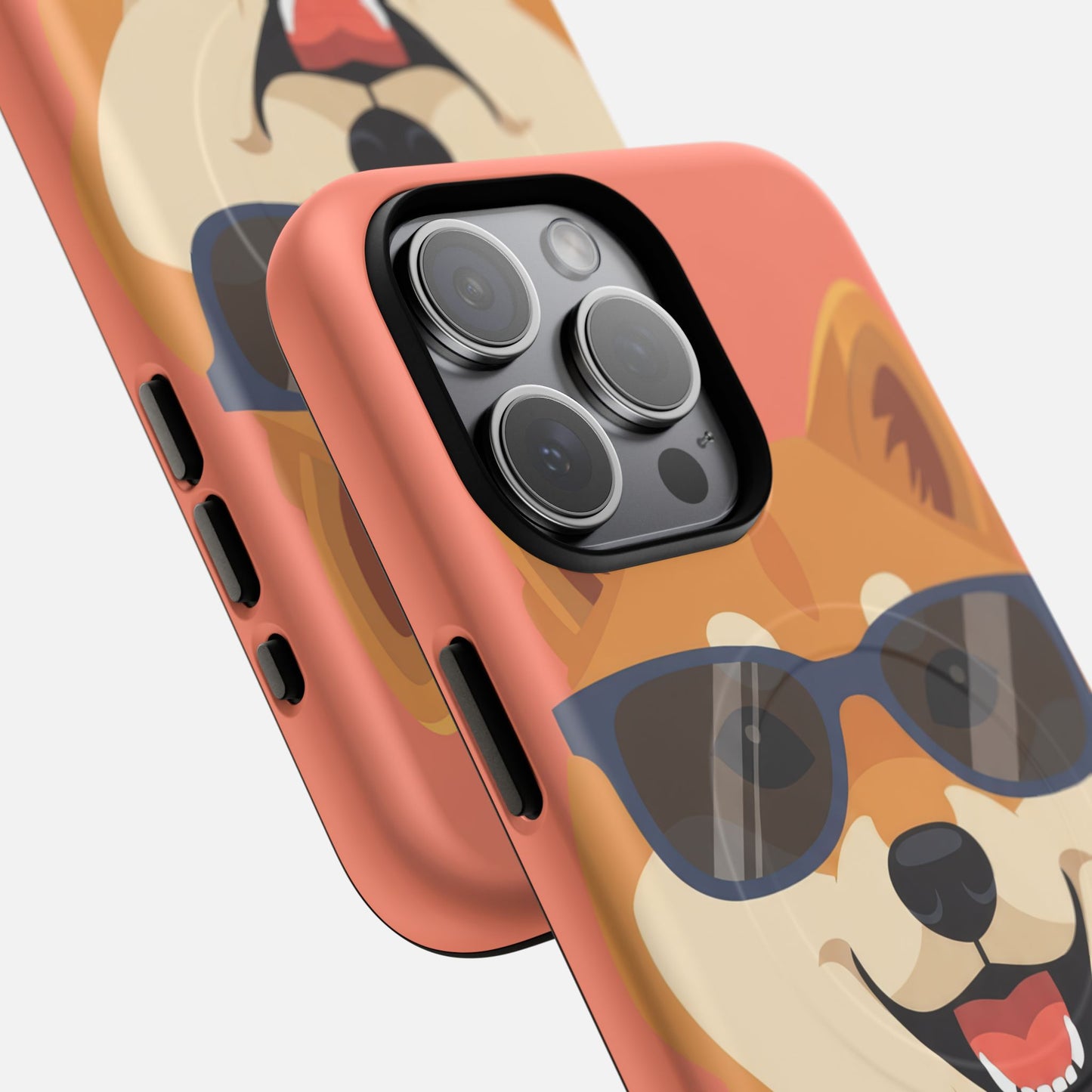 Cool Shiba Inu Sunglasses iPhone Case — Tough Magnetic | MagSafe Compatible