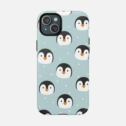 Penguin Pattern iPhone Case — Tough Magnetic | MagSafe Compatible