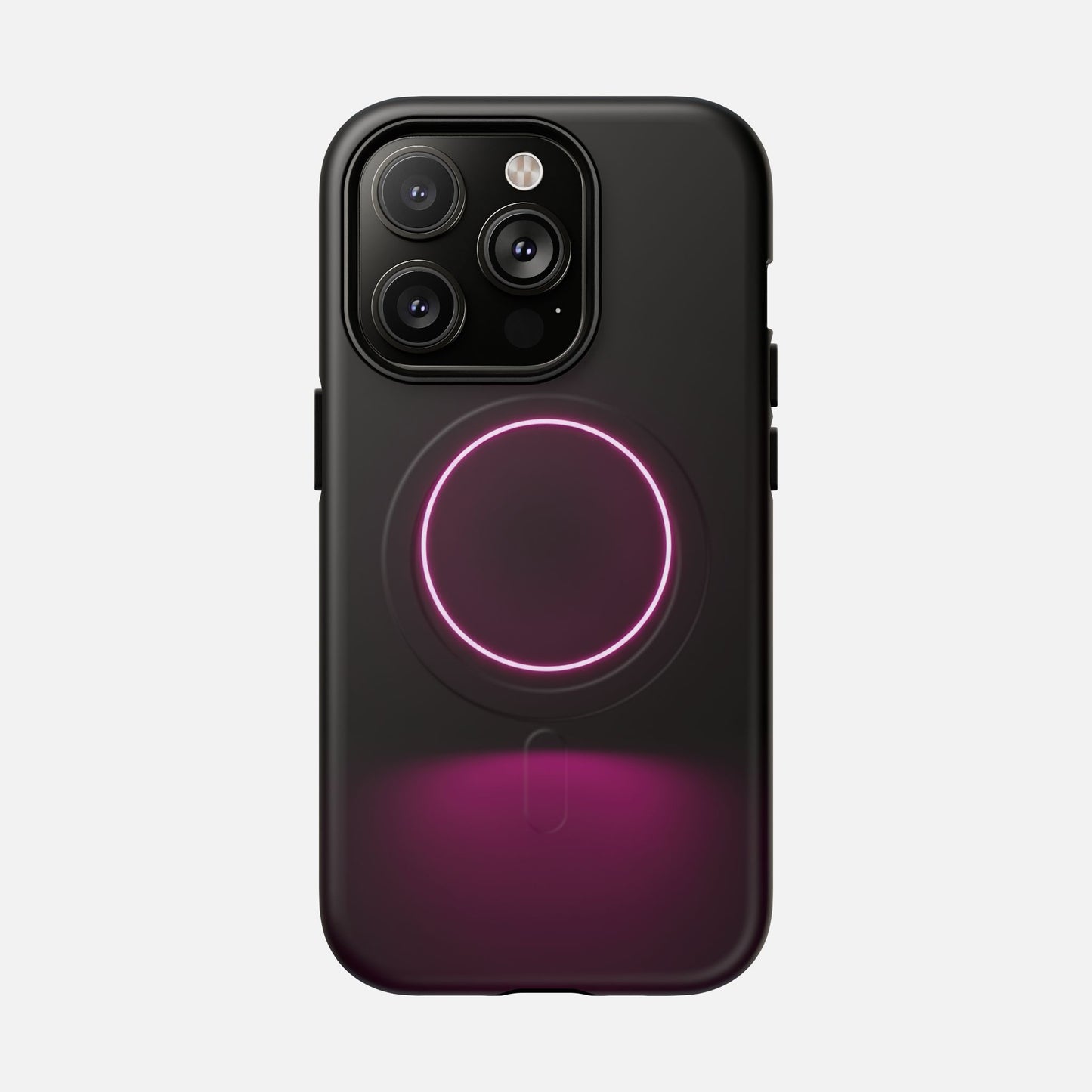 Neon Ring iPhone Case — Tough Magnetic | MagSafe Compatible