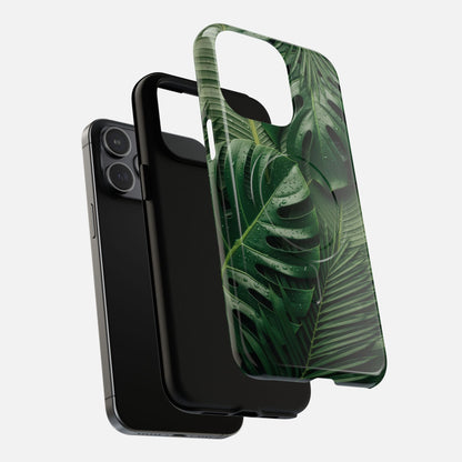 Tropical Monstera iPhone Case — Tough Magnetic | MagSafe Compatible