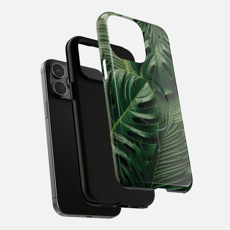Tropical Monstera iPhone Case — Tough Magnetic | MagSafe Compatible
