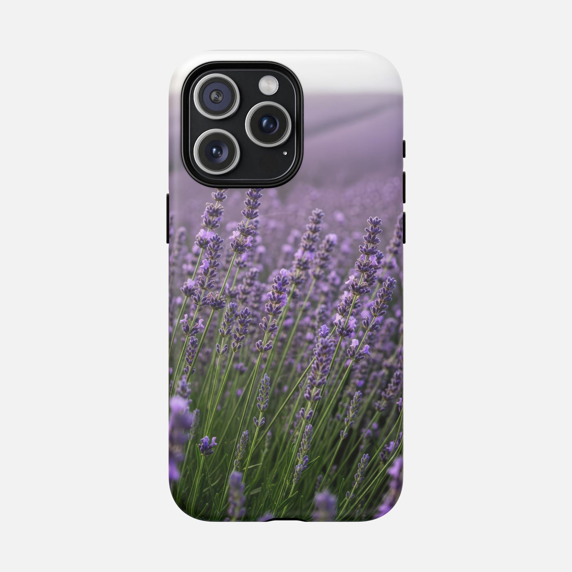 Lavender Field Phone Case — Tough Magnetic Protective Case iPhone 15 Pro Max Matte Phone Case