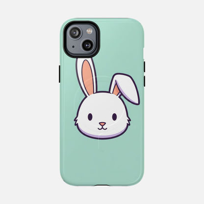 Cute Rabbit iPhone Case — Tough Magnetic | MagSafe Compatible
