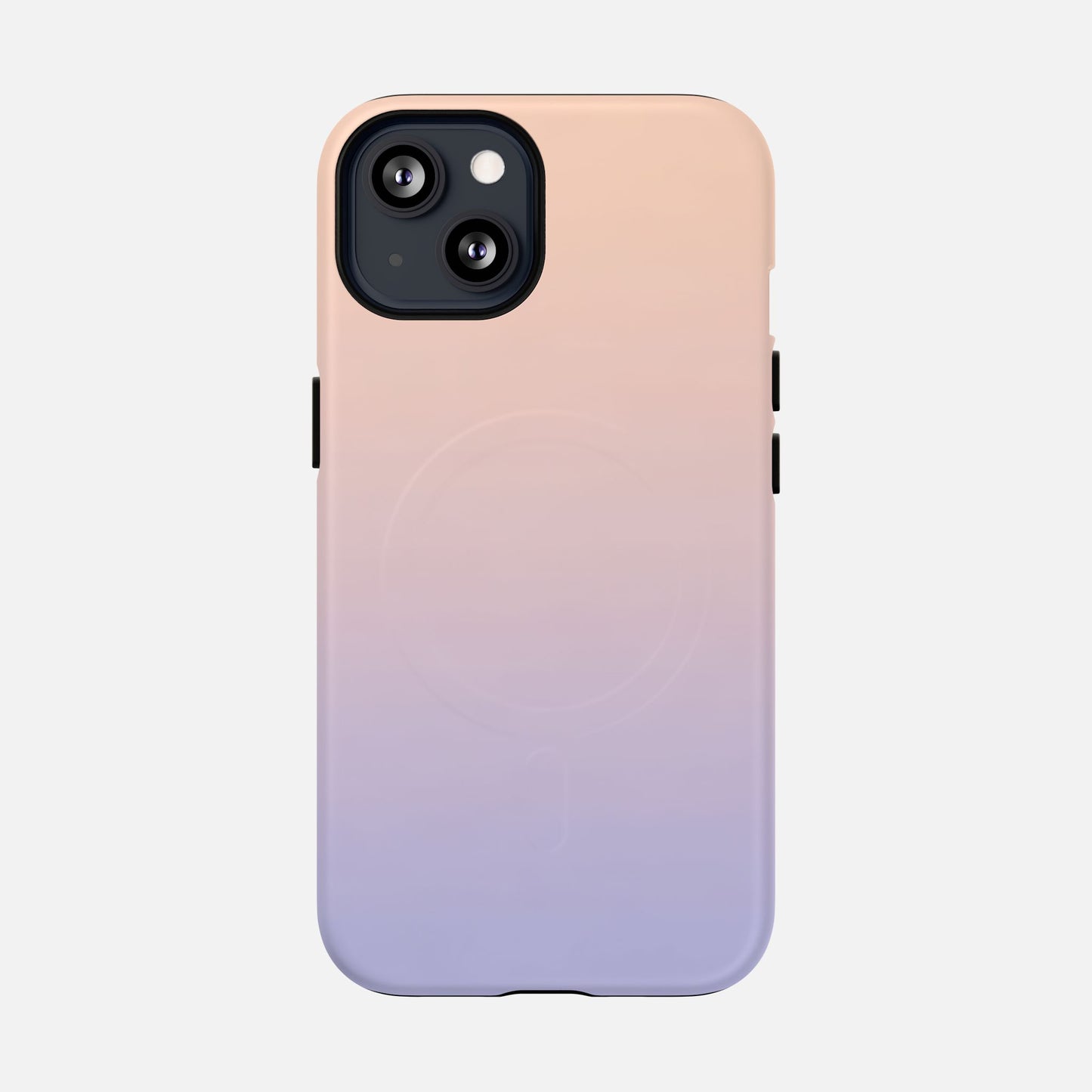 Gradient With Rose Gold to Lavender iPhone Case — Tough Magnetic | MagSafe Compatible