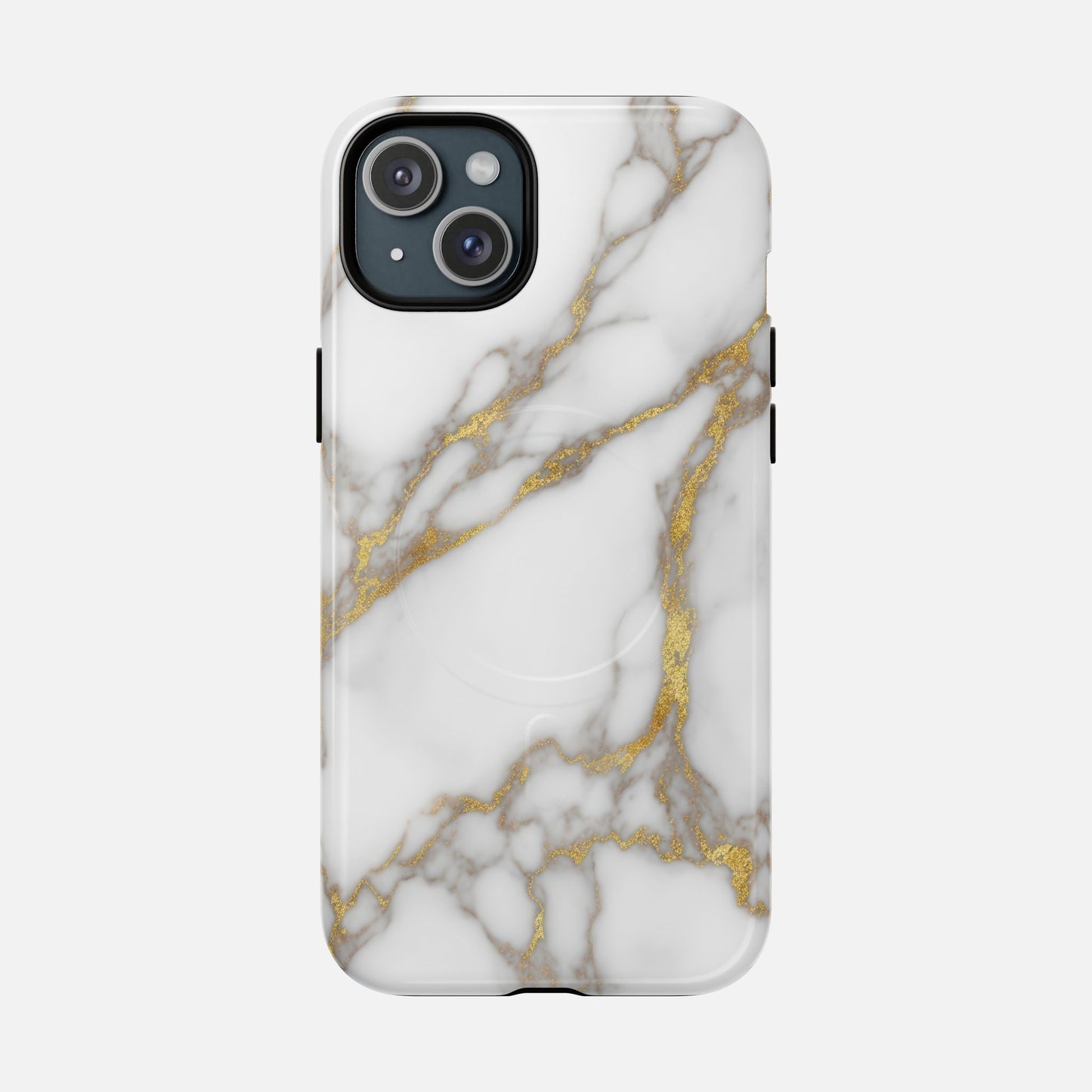 Marble Gold iPhone Case — Tough Magnetic | MagSafe Compatible