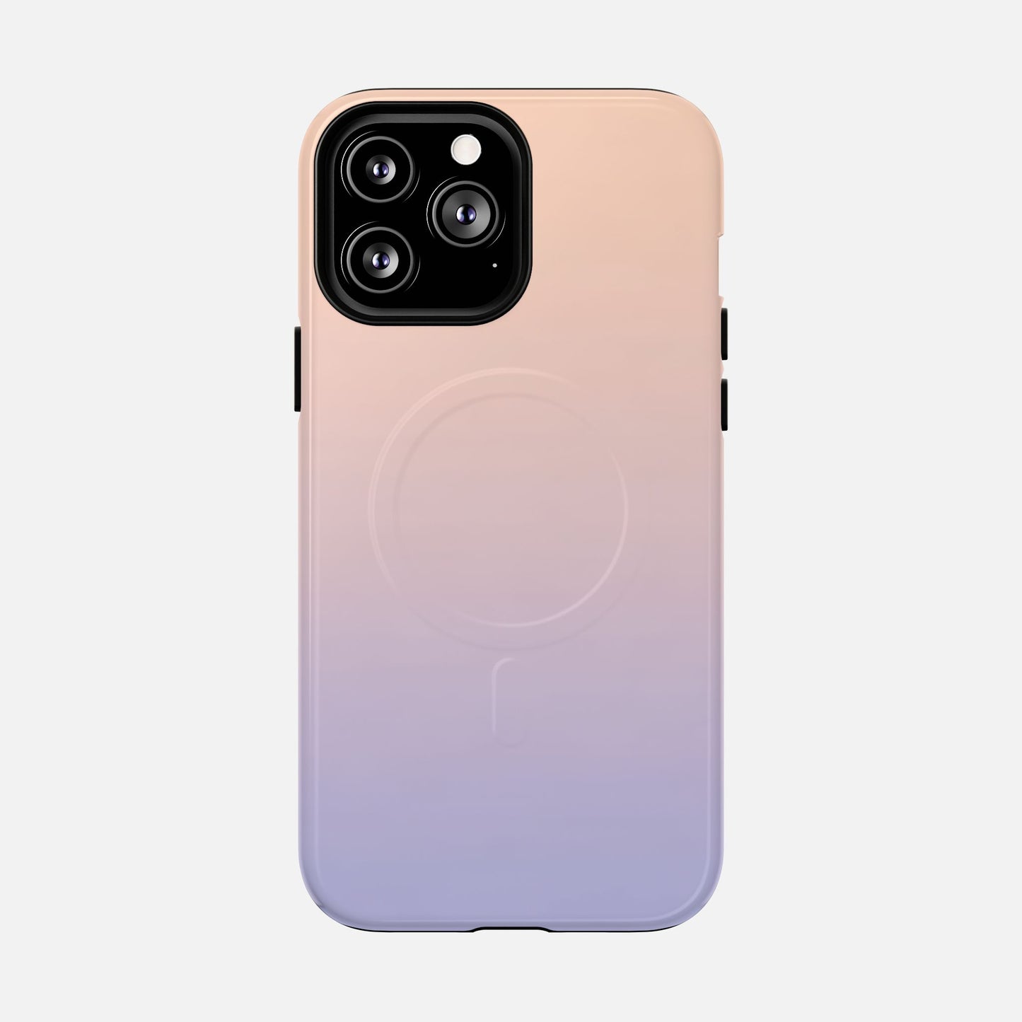 Gradient With Rose Gold to Lavender iPhone Case — Tough Magnetic | MagSafe Compatible