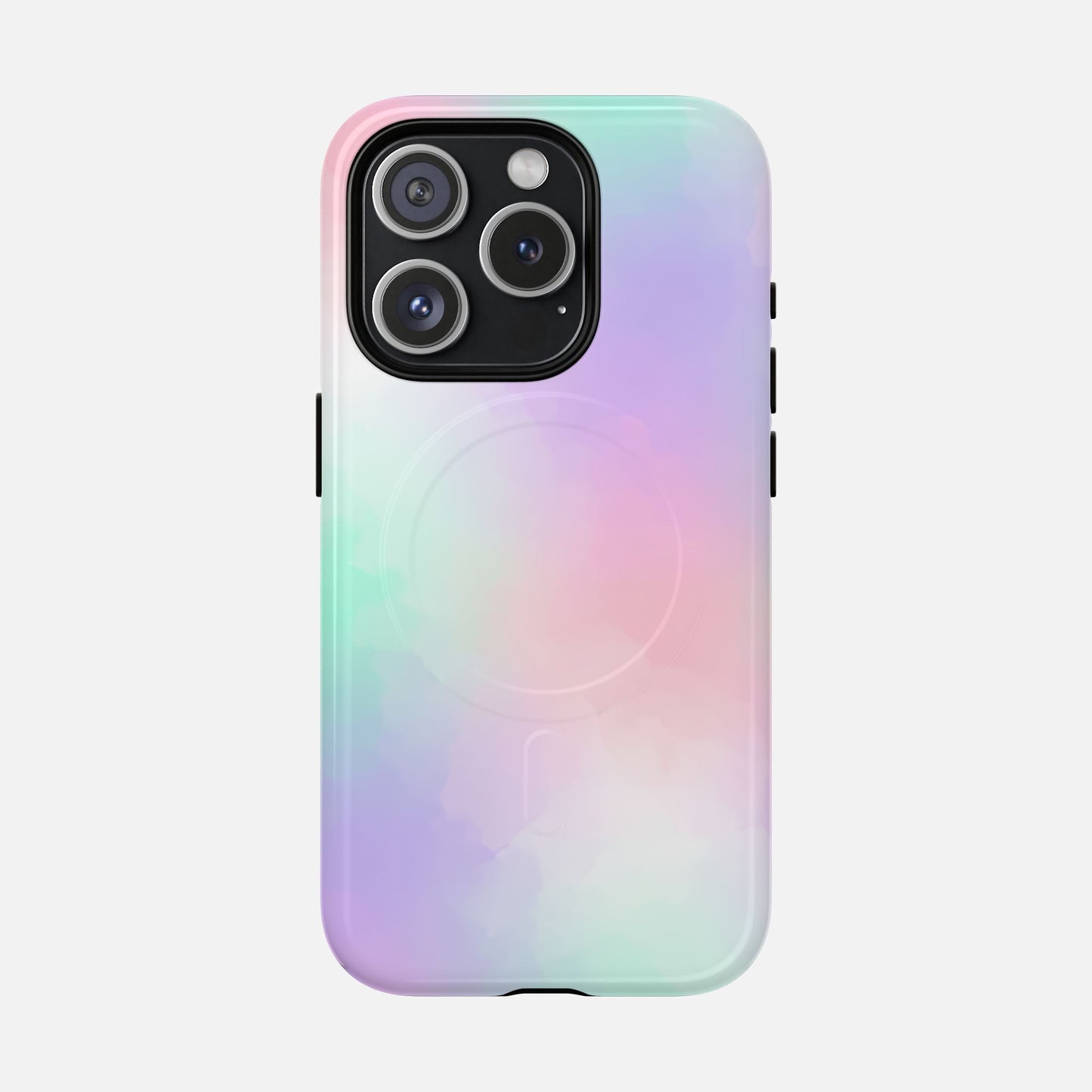 Pastel Gradient Soft Pink, Mint & Lavender iPhone Case — Tough Magnetic | MagSafe Compatible