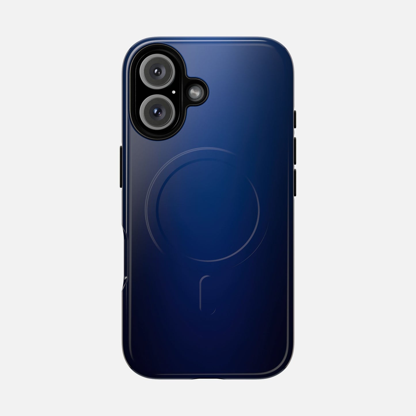 Smooth Dark Blue iPhone Case — Tough Magnetic | MagSafe Compatible