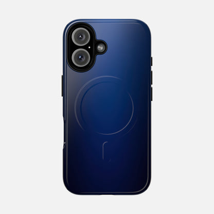 Smooth Dark Blue iPhone Case — Tough Magnetic | MagSafe Compatible