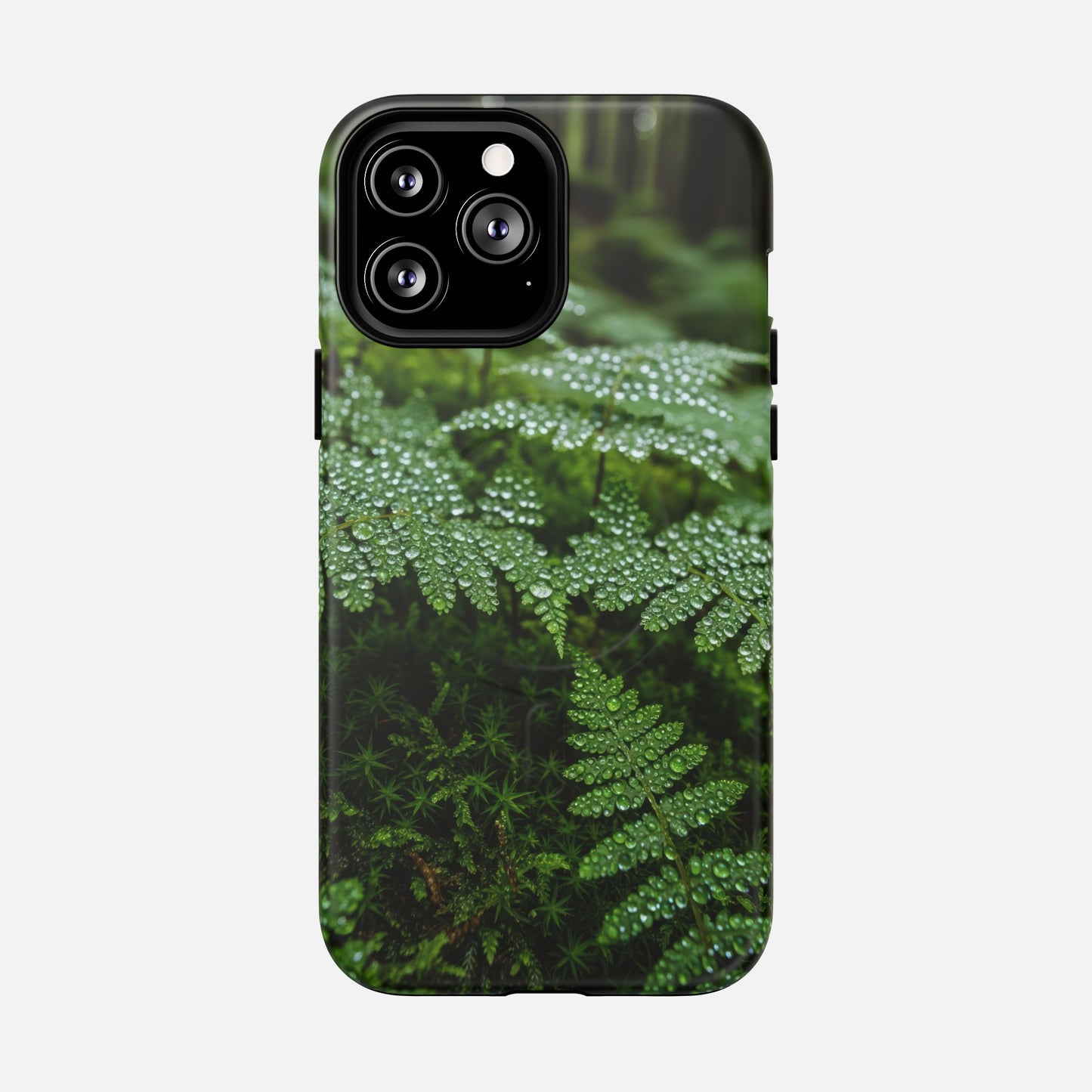 Fern Dew Tough Magnetic Phone Case — Nature Photography Protective Cover iPhone 13 Pro Max Matte Phone Case