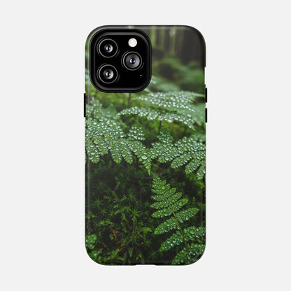 Fern Dew Tough Magnetic Phone Case — Nature Photography Protective Cover iPhone 13 Pro Max Matte Phone Case