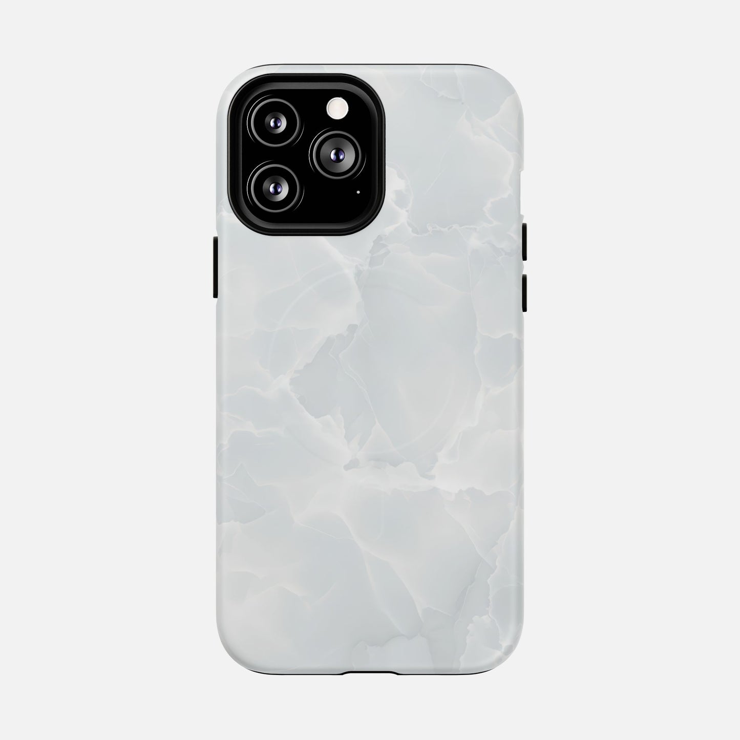 Marble White iPhone Case — Tough Magnetic | MagSafe Compatible