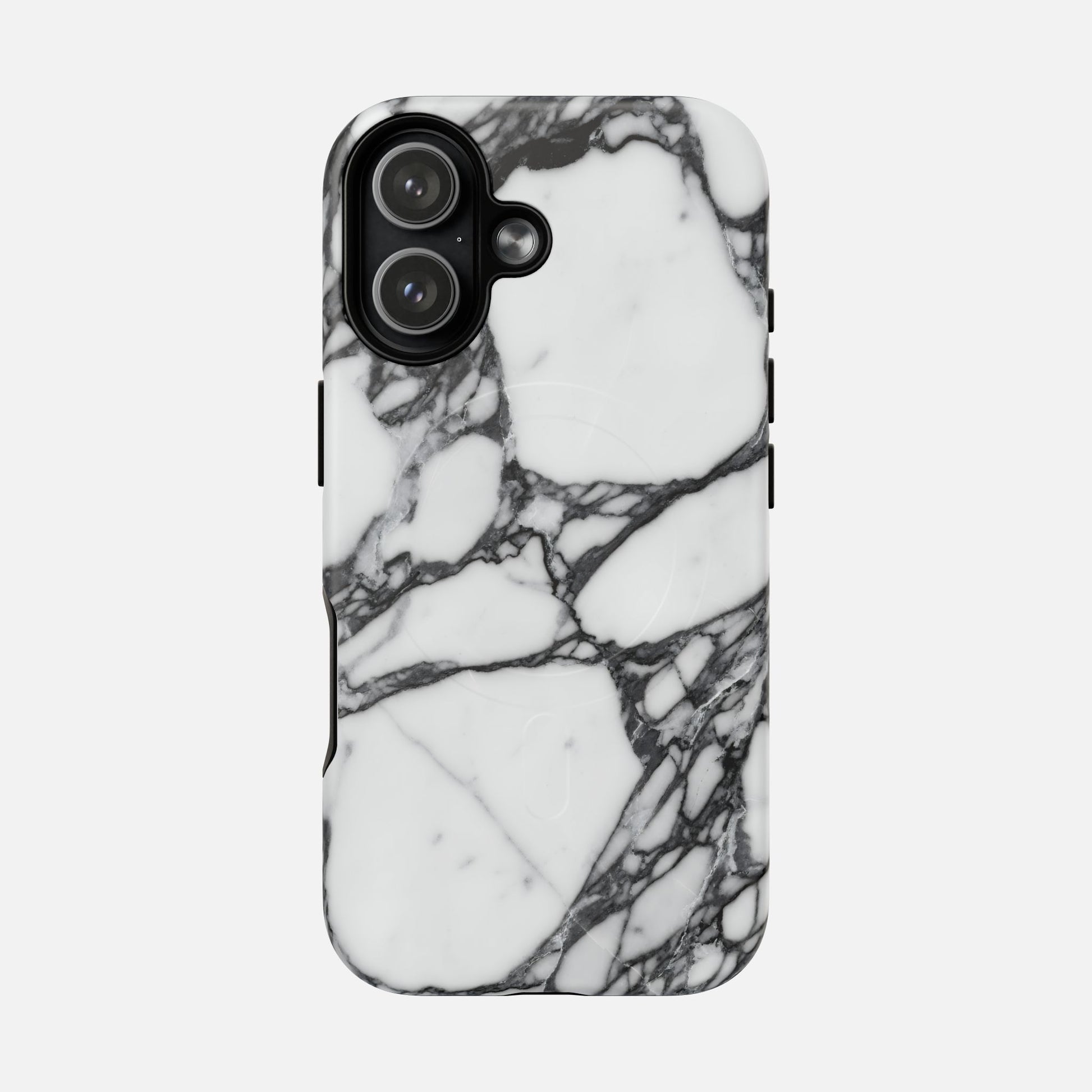 Marble Pattern Tough Magnetic Phone Case iPhone 17 Matte Phone Case