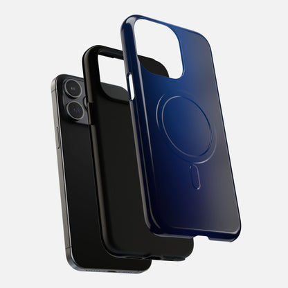 Smooth Dark Blue iPhone Case — Tough Magnetic | MagSafe Compatible