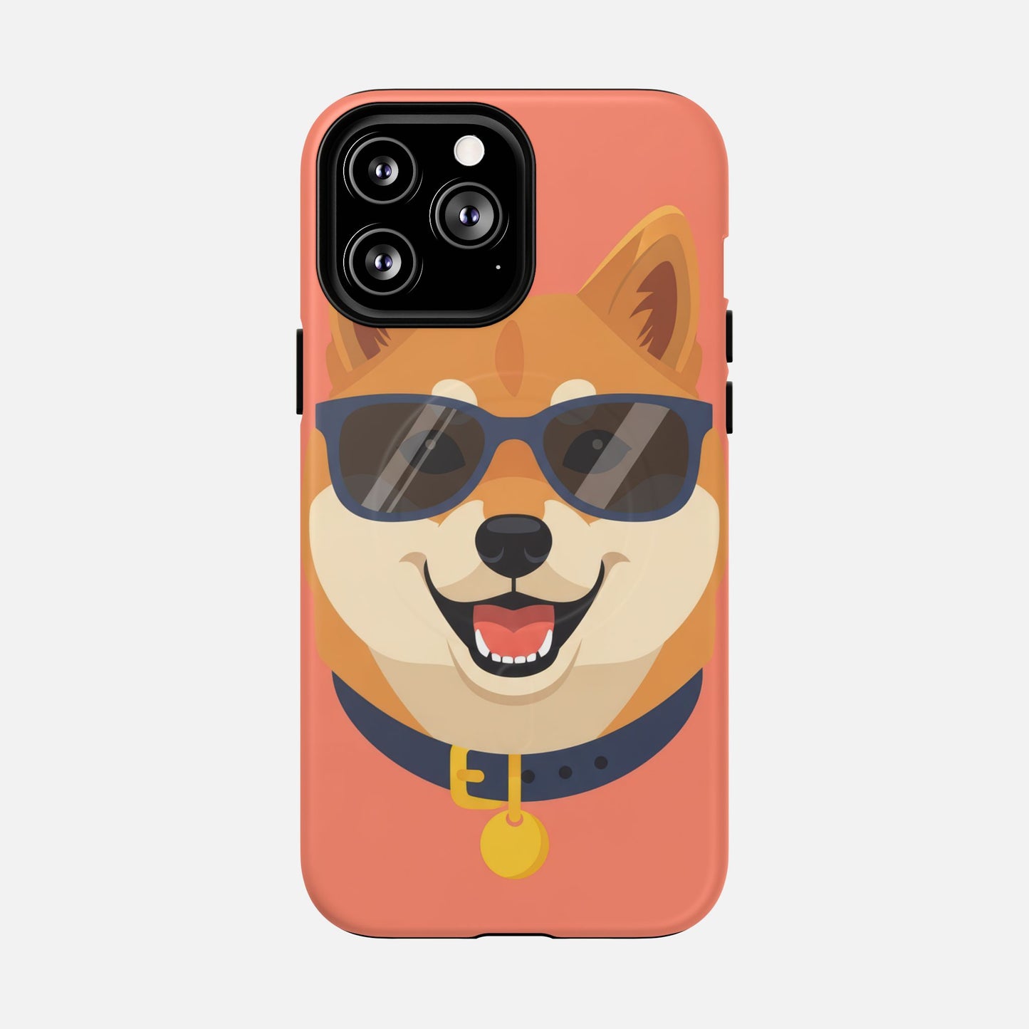 Cool Shiba Inu Sunglasses iPhone Case — Tough Magnetic | MagSafe Compatible