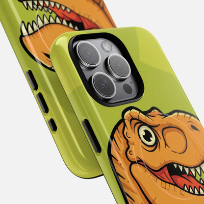 Dino Roar iPhone Case — Tough Magnetic | MagSafe Compatible