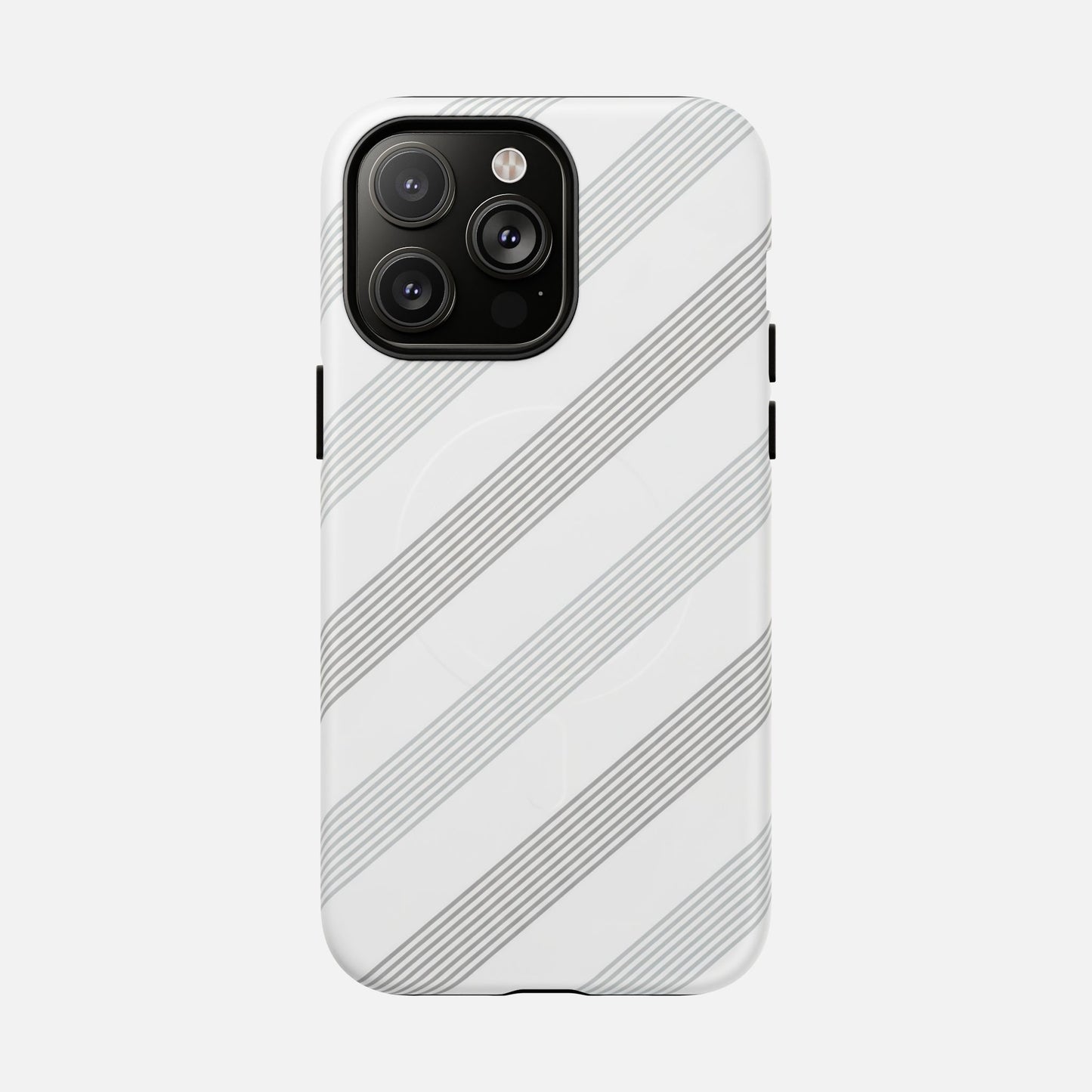 Minimal Diagonal Stripe iPhone Case — Tough Magnetic | MagSafe Compatible