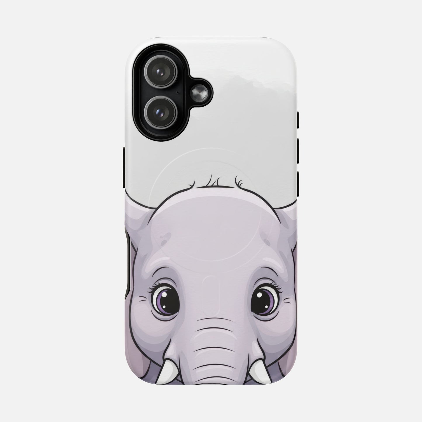 Cute Elephant iPhone Case — Tough Magnetic | MagSafe Compatible