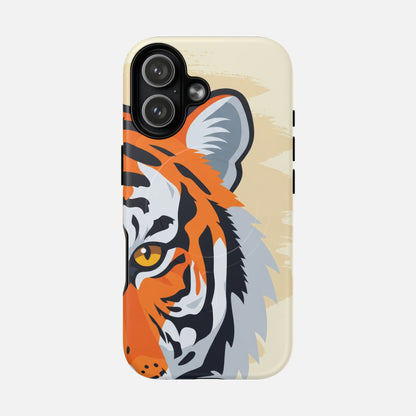 Tiger Face Magnetic Phone Case — Tough Protective Magnetic Cover iPhone 17 Matte Phone Case