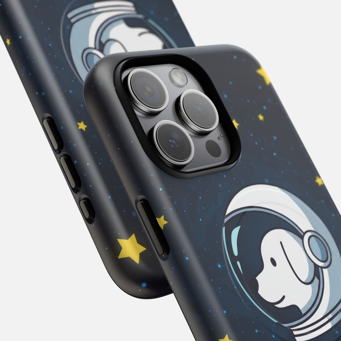 Cute Space Puppy With Stars iPhone Case — Tough Magnetic | MagSafe Compatible