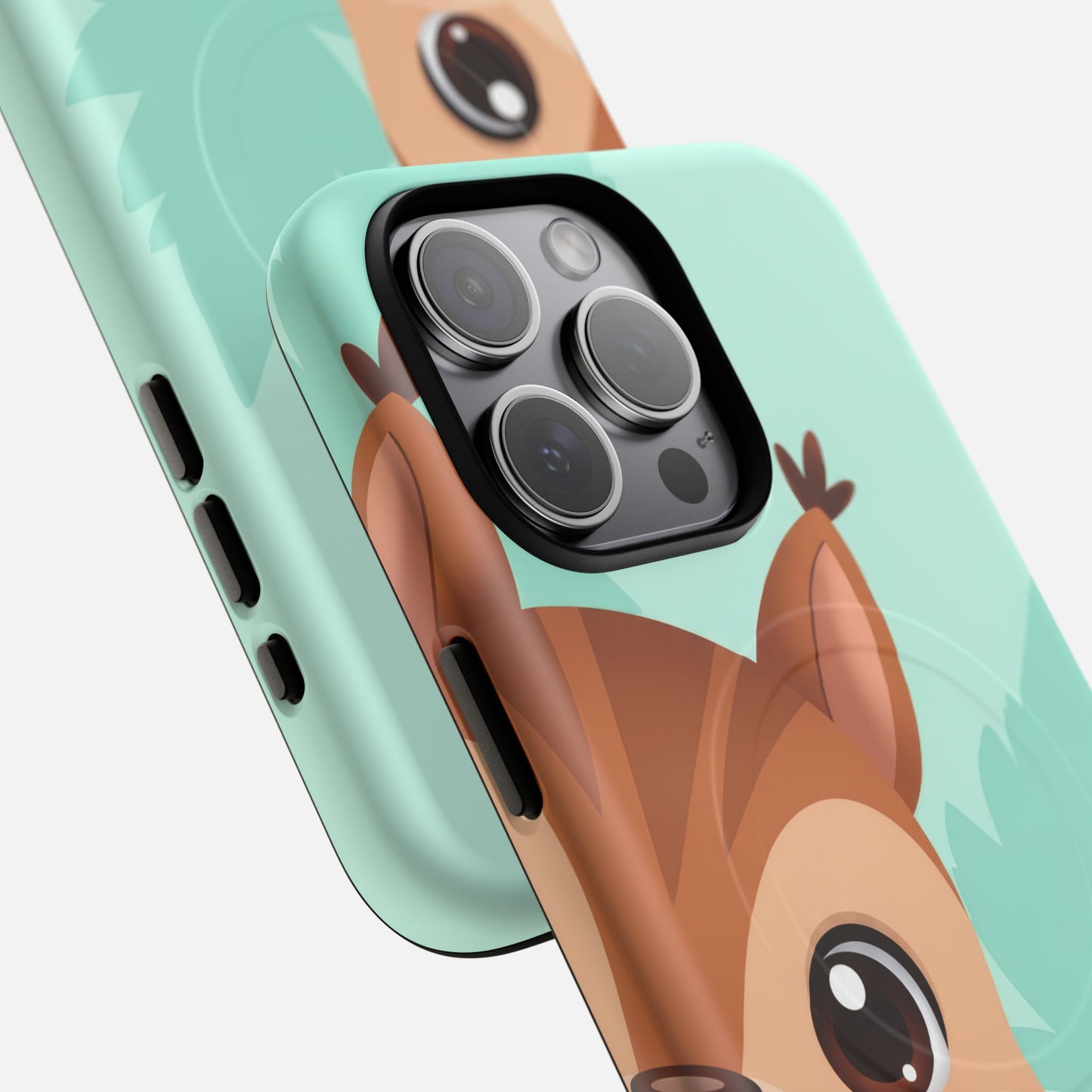 Cute Squirrel With Mint Leaves iPhone Case — Tough Magnetic | MagSafe Compatible