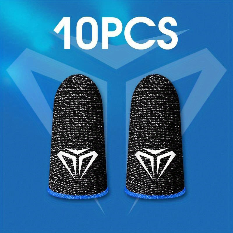 10pcs Anti-Slip Breathable Gaming Finger Sleeves - Sweatproof for Mobile Gamers - Zaidni Store