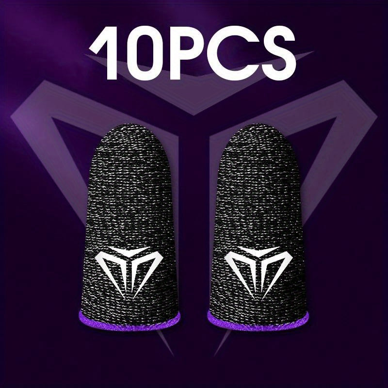 10pcs Anti-Slip Breathable Gaming Finger Sleeves - Sweatproof for Mobile Gamers - Zaidni Store