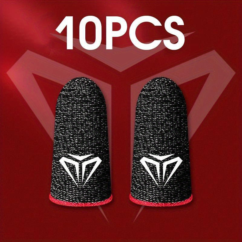 10pcs Anti-Slip Breathable Gaming Finger Sleeves - Sweatproof for Mobile Gamers - Zaidni Store