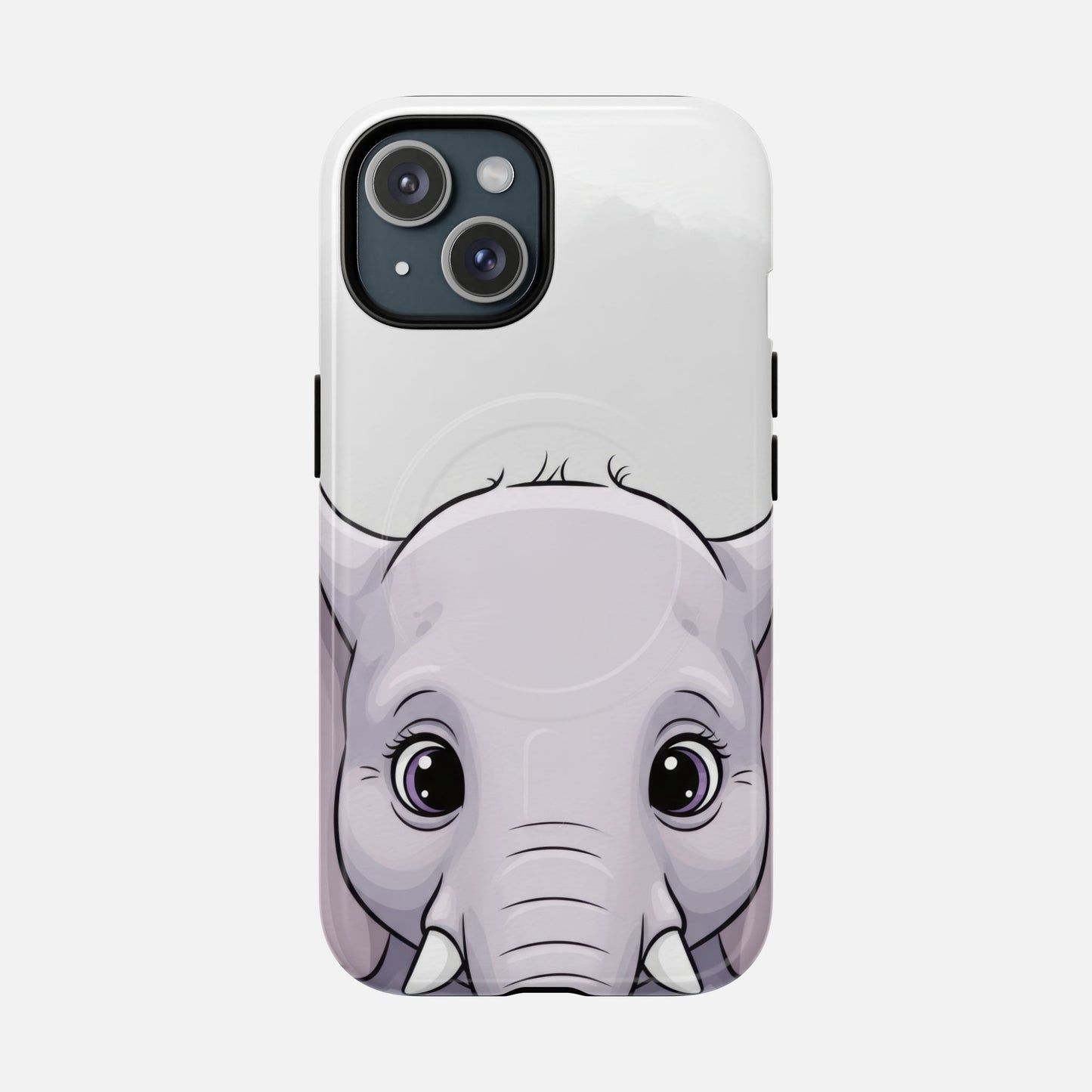 Cute Elephant iPhone Case — Tough Magnetic | MagSafe Compatible