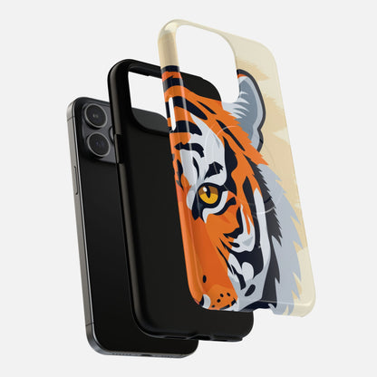 Tiger Face iPhone Case — Tough Magnetic | MagSafe Compatible