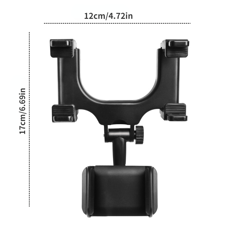 Waterproof 360° Rotating Car Phone Holder - Rear View Mirror Mount - Zaidni Store