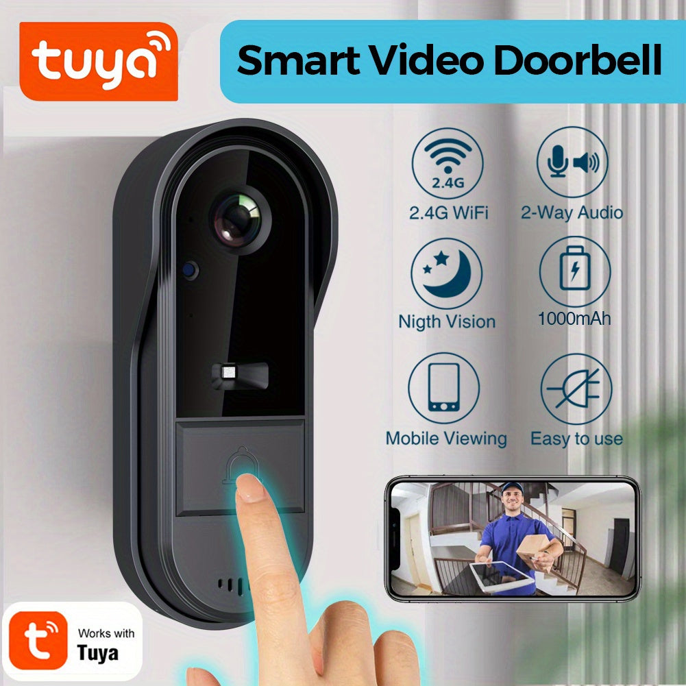 Smart WiFi Doorbell Camera - Night Vision, 2-Way Audio, Video & Voice Changer - Zaidni Store