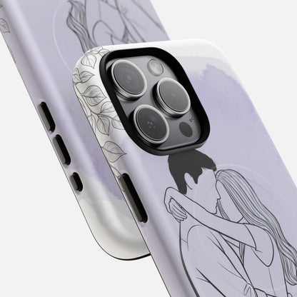 Romantic Couple iPhone Case — Tough Magnetic | MagSafe Compatible