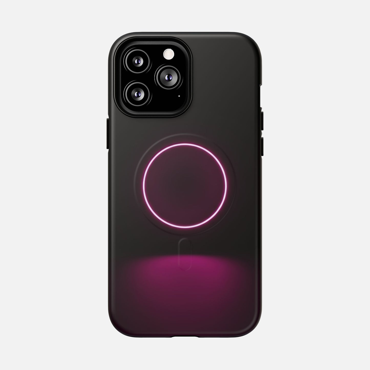 Neon Ring iPhone Case — Tough Magnetic | MagSafe Compatible