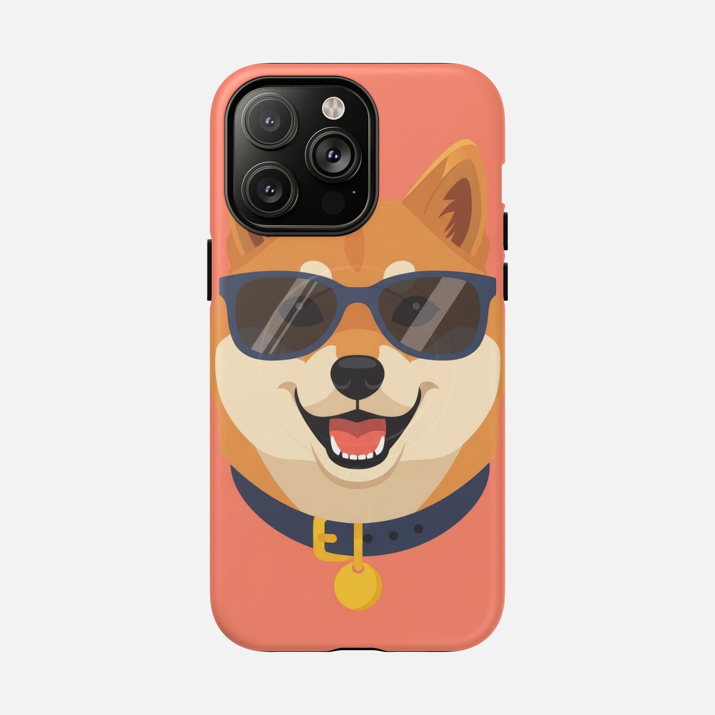 Cool Shiba Inu Sunglasses iPhone Case — Tough Magnetic | MagSafe Compatible