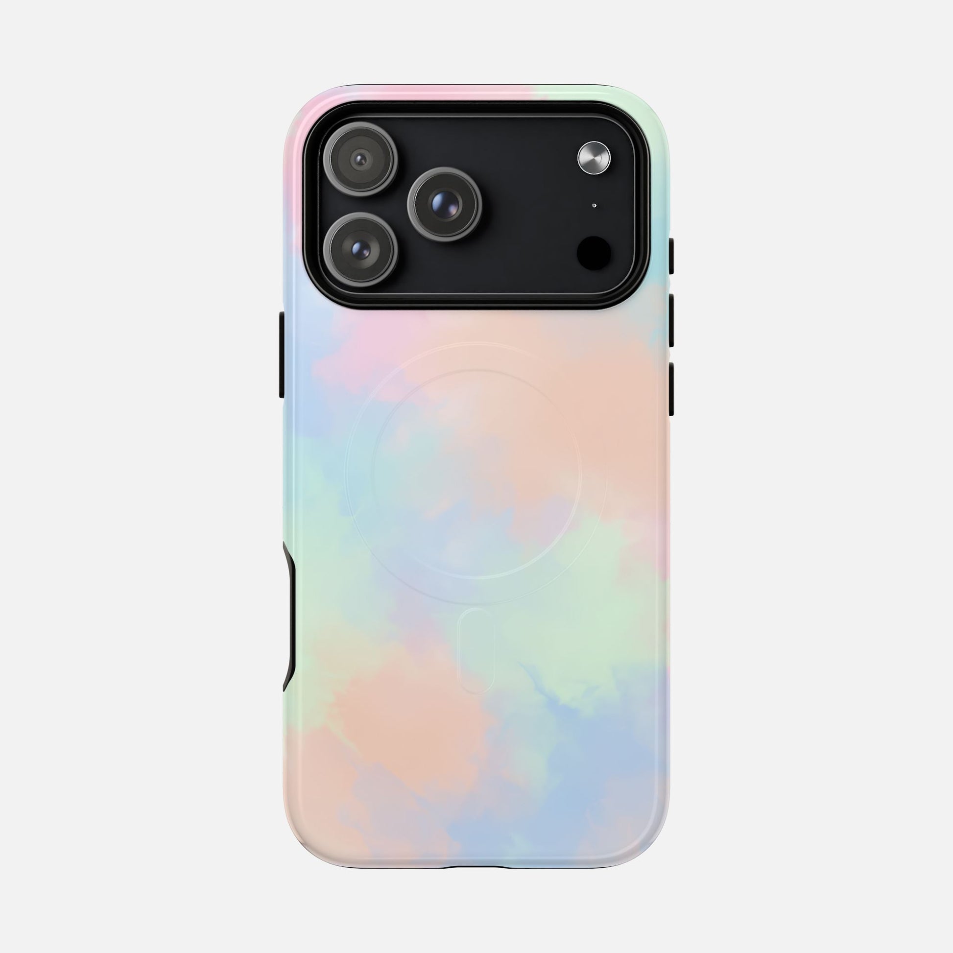 Pastel Watercolor Tough Magnetic Phone Case — Protective MagSafe Compatible Cover iPhone 17 Pro Max Glossy Phone Case