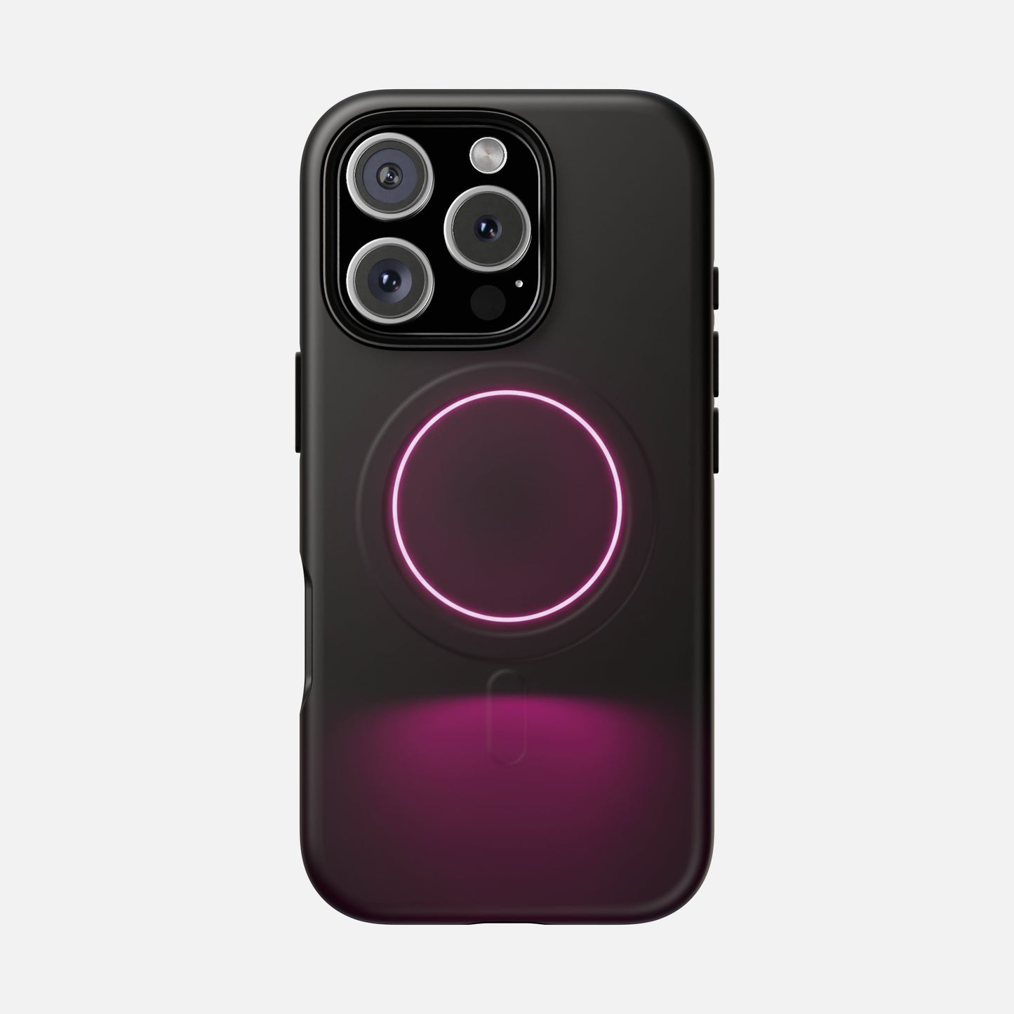 Neon Ring iPhone Case — Tough Magnetic | MagSafe Compatible