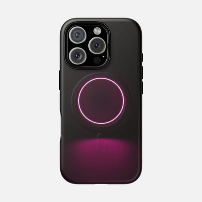Neon Ring iPhone Case — Tough Magnetic | MagSafe Compatible