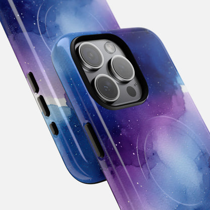 Galaxy Watercolor iPhone Case — Tough Magnetic | MagSafe Compatible