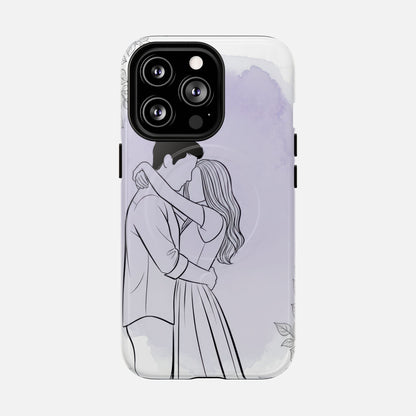 Romantic Couple iPhone Case — Tough Magnetic | MagSafe Compatible