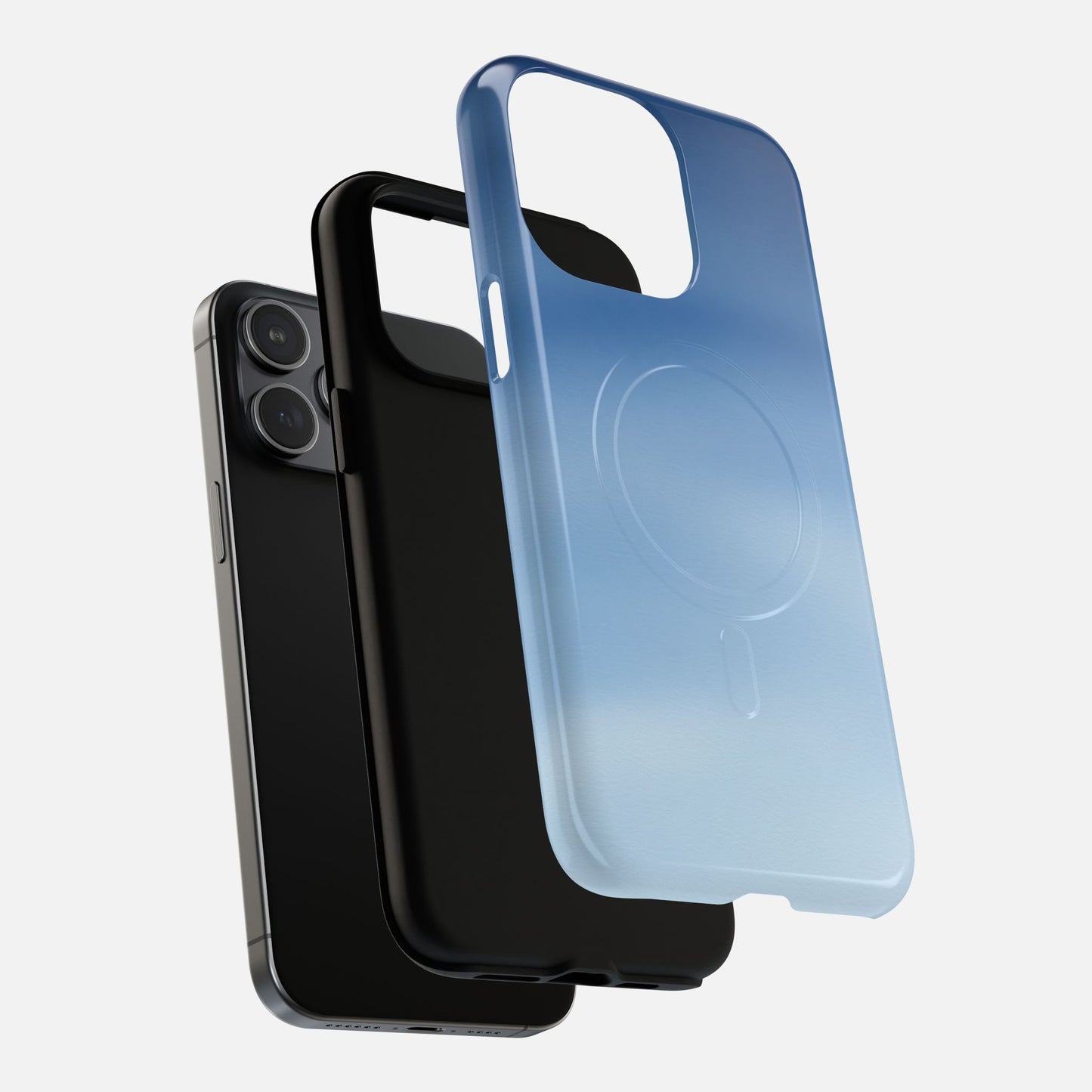 Gradient Blue iPhone Case — Tough Magnetic | MagSafe Compatible