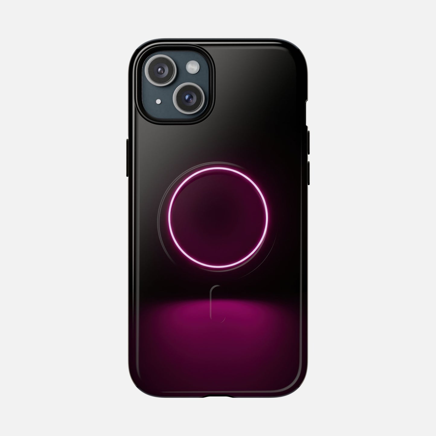 Neon Ring iPhone Case — Tough Magnetic | MagSafe Compatible